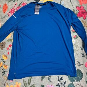 Carhartt Men's Vibrant Blue Long Sleeve Tee